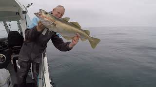 Sea Fishing. Slow Pitch Jigging UK with me and Dave Part 2 the PM