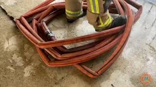 Stretching the Crosslay and Gathering Hose