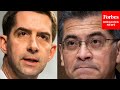 JUST IN: Tom Cotton TORCHES Xavier Becerra, calls for rejection of his nomination