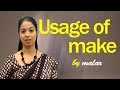 Usage of make  21  learn english with kaizen through tamil