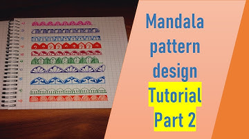 Mandala Easy Patterns For Beginners(part 2)| HOW to Make the Easy Mandala| #creationbyanjali