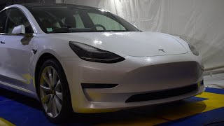 Formation en Detailing sur Tesla Model 3