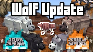THE WOLF UPDATE! - Java and Console Aspects Updates OUT NOW (Minecraft Bedrock Armored Paws 1.20.80) by AgentMindStorm 1,749 views 3 weeks ago 10 minutes, 45 seconds