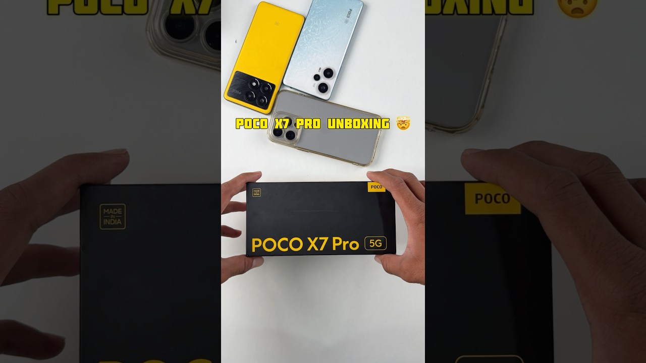 Poco x7 pro unbelievable unboxing