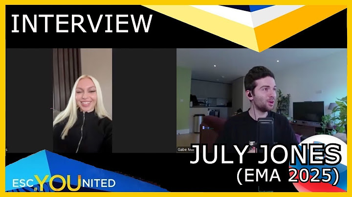 INTERVIEW with July Jones (EMA 2025) New Religion - SLOVENIA EUROVISION 2025