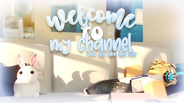 Welcome to my Channel! + new Blue themed GFX *intro* (and user) 🌊 | tsvneo ⋆ ˚｡⋆