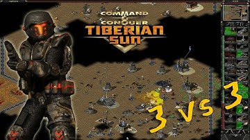 Tiberian Sun - 3 vs 3 Online Gameplay