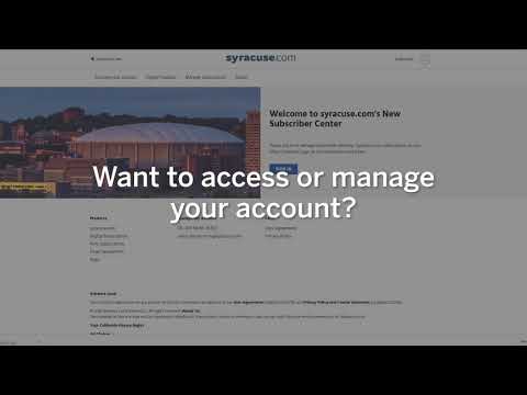 How to sign in to your syracuse.com account