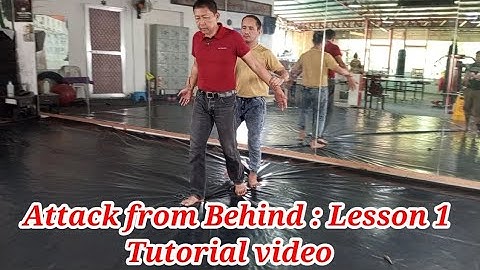 Aikido: Attack from Behind - Lesson-1 Tutorial video ( Ushiro Tekube Tori - Kokkyu Nage - var. A )