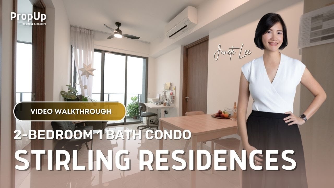 Stirling Residences 2-Bedroom 1-Bath Condo Video Walkthrough - Janet Lee