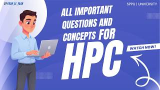 SPPU HPC Complete Revision | All Important Questions & Concepts (Units 3–6) | PYQ + Exam Prep