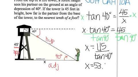 Trig Word Problems -2