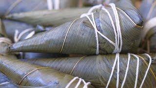 Easy Zongzi Recipe with Red Bean Paste Filling (Dragon Boat Festival Special)