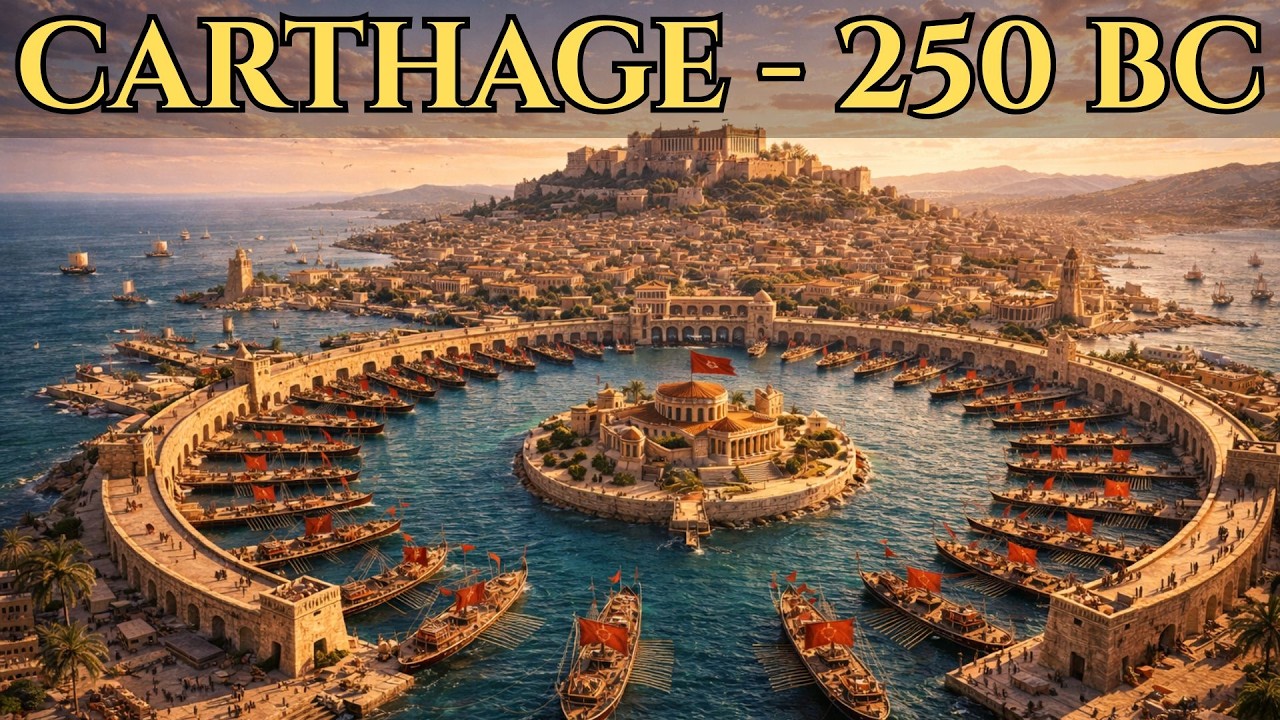 Carthage in 250 BC – The Republic That Ruled the Sea (AI Reconstruction)