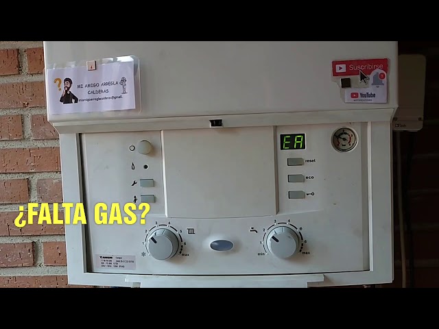La caldera dice que falta gas , ¿Como compruebo que falta gas?