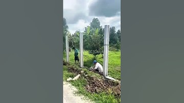 Thi Công Hàng Rào Bê Tông N-EPS - Miền Tây #xayhangrao #xaynhatho #hangraobetong