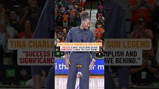 Tina Charles honored as Connecticut Sun Legend