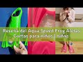 Reseña del Aqua Speed Frog Aletas Cortas para niños | niñas | niños | Entrenamiento de Aletas | Entr