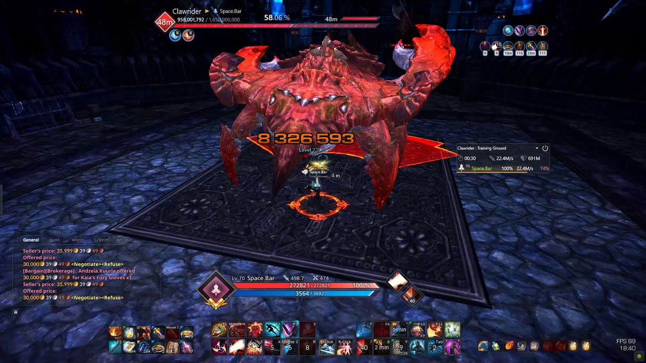 Tera slayer rotation for more Measured Slice