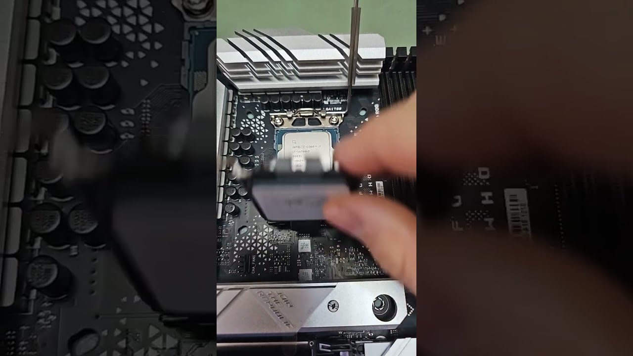 How To Install An Intel Core I7 14700 CPU Pcmasterrace Asmr Pcbuild Gaming