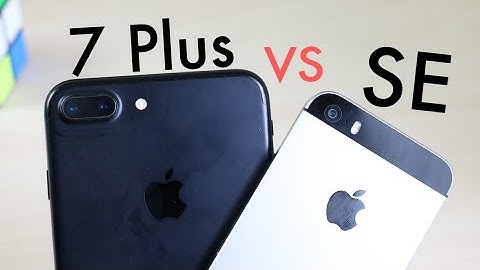 iPHONE 7 PLUS Vs iPHONE SE On iOS 12! (Speed Comparison) (Review)