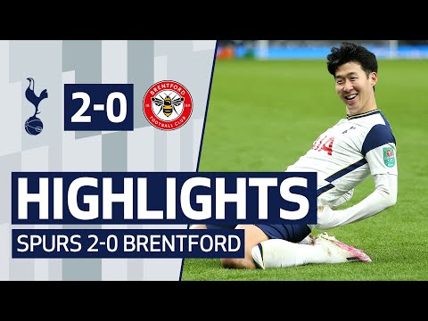 HIGHLIGHTS | SPURS 2-0 BRENTFORD | Tottenham Hotspur reach Carabao Cup final!