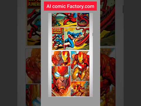 AI Comic Book Generator platform | You can generate your own comic book using aicomicfactory.com