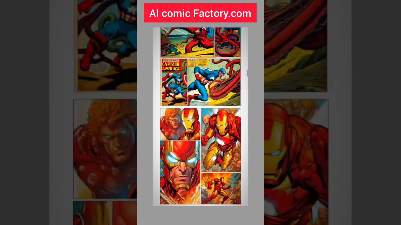AI Comic Book Generator platform | You can generate your own comic book using aicomicfactory.com