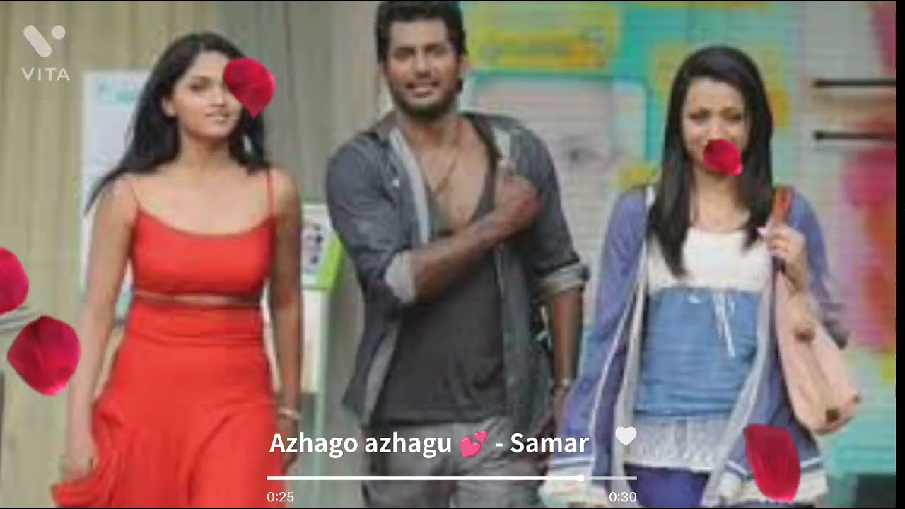 Azhago azhagu - Samar | Vishal | Trisha | Sunaina | Naresh Iyar | Yuvanshankar Raja
