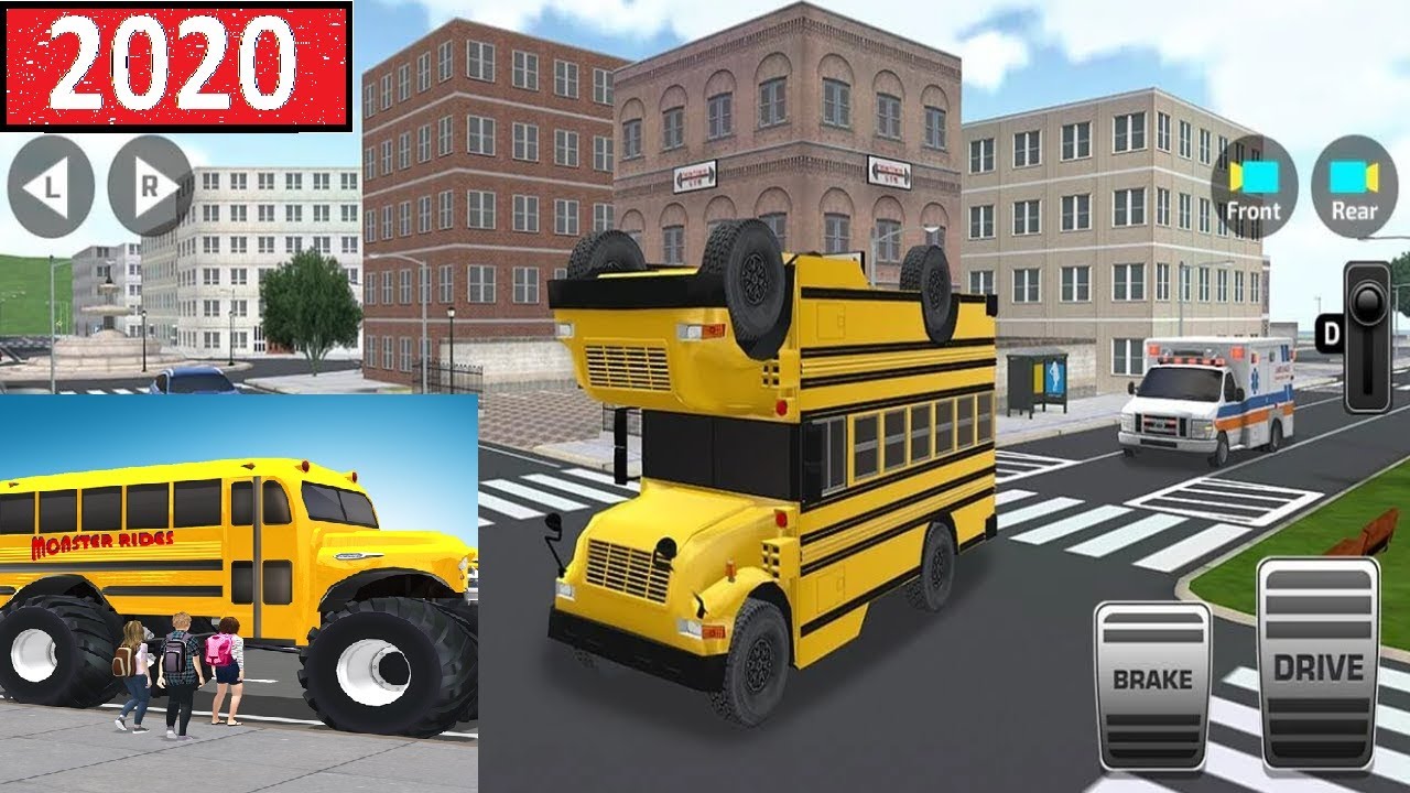 Super High School Bus Driving Simulator 3D - 2020 Android Gameplay