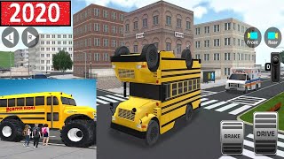Super High School Bus Driving Simulator 3D - 2020 Android Gameplay screenshot 3