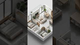 Modern Floor Plan design l #shorts #floorplan #home #3dfloorplan