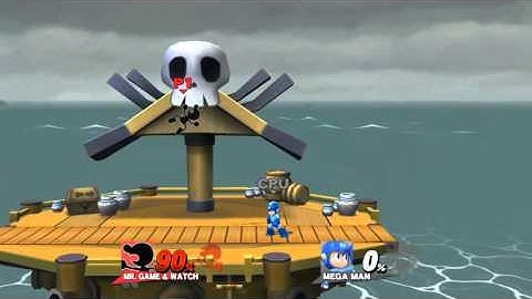 Mr. Game and Watch vs Megaman