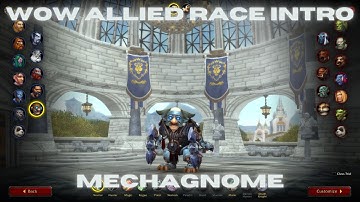 WoW Allied Race Intro - Mechagnome