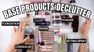 Makeup Declutter 2023 | Going Through ALL of My Base Products