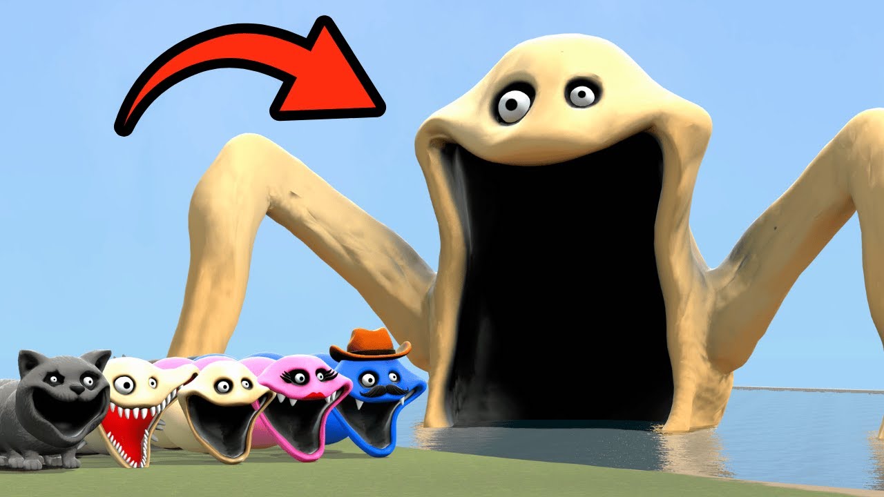 Я НАШЕЛ МОРСКОГО ЖАДНОГО ЧЕРВЯЧЬЕГО МОНСТРА ROBLOX В Garry's Mod