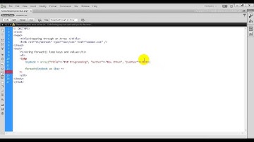 PHP Tutorial 60 Using foreach to Loop through Keys and Values from Array in PHP Programming