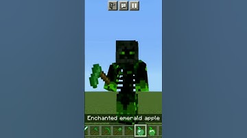 emerald mod in minecraft,emerald tools,armor and boss in minecraft #shorts #minecraft