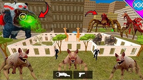 Nextbots in Playground Mod V.4.4 Update Secret City Zoo Infected with Prasit Zoochosis Gameplay