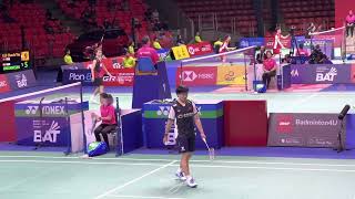 He BingJiao played against Saina Nehwal in second round at Thailand Open 2023