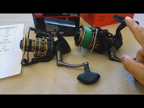 Daiwa BG vs Penn Battle 2 spinning reel comparison 