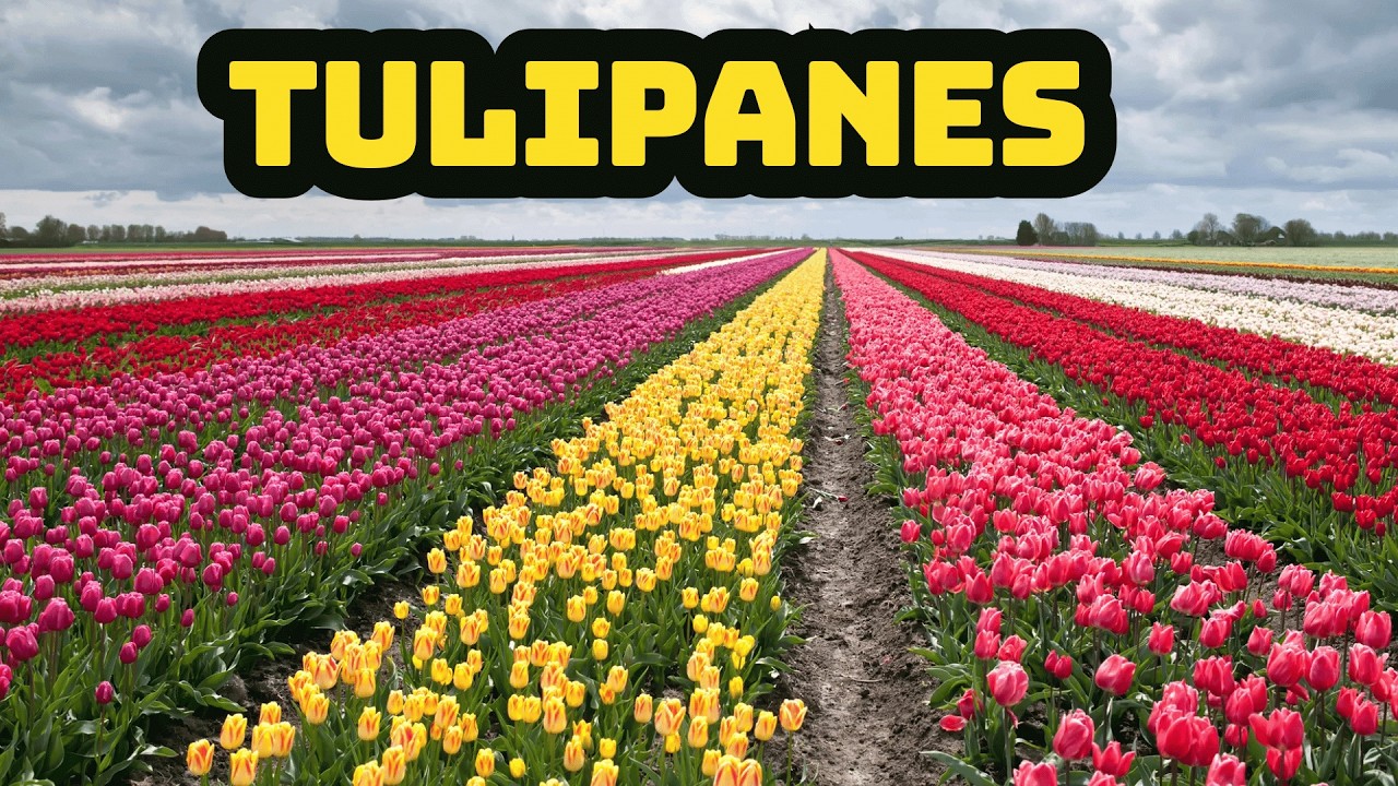 Tulipanes: todo sobre esta bella flor - YouTube