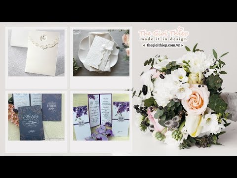 Video 101 Mẫu thiệp cưới đơn giản mà đẹp cho mùa cưới 2019 - youtube