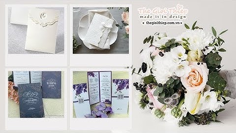 101+ Mẫu thiệp cưới đơn giản mà đẹp cho mùa cưới 2019
