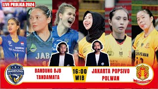 Live skor proliga 2024, Bandung bjb Tandamata vs Jakarta Popsivo Polwan