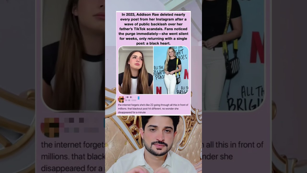 In 2023, Addison Rae deleted nearly every post from her Instagram