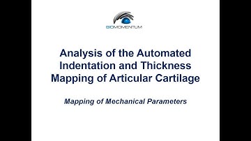 3D Normal Indentation Mapping Analysis - Part 7 - Mapping of Mechanical Parameters