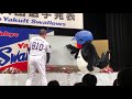 新入団選手退場後のつば九郎お悩み相談コーナー①