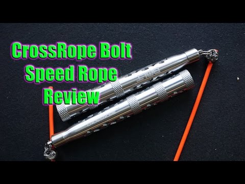 Crossrope Bolt Set Super Light Aluminum Handles Two Adjustable Speed Ropes 