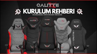 Calitte Yan Mekanizmalı Oyuncu Koltuğu Kurulumu Adım Adım Kurulum Rehberi